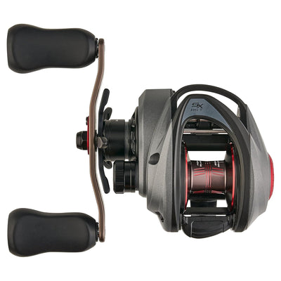 Abu Garcia Revo SX Rocket Low Profile Baitcast Left-Handed Fishing Reel, Grey