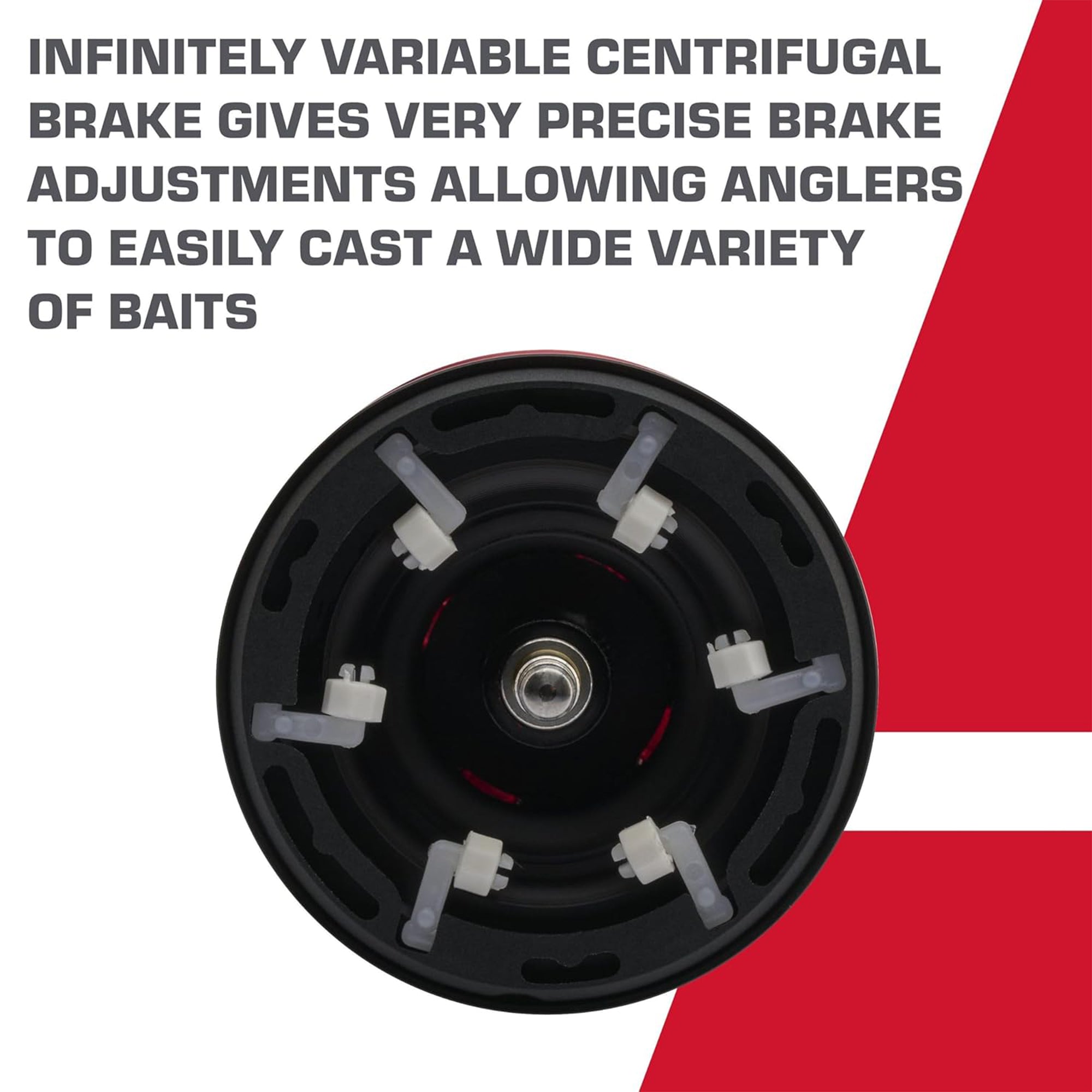 Abu Garcia Revo SX Rocket Low Profile Baitcast Left-Handed Fishing Reel, Grey
