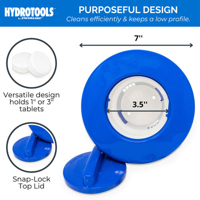Swimline Hydrotools 8725 Pool Adjustable Floating Chlorine Dispenser (Open Box)