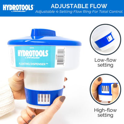 Swimline Hydrotools 8725 Pool Adjustable Floating Chlorine Dispenser (Open Box)