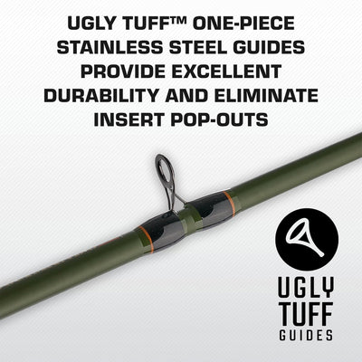 Abu Garcia Catfish Baitcast Rod and Reel Combo, 7 Ft, Medium Heavy, Size 6500