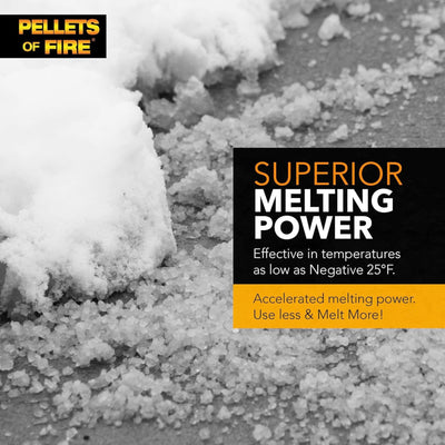 Snow Joe Pellets of Fire Ice Melter for Driveways & Sidewalks, 50 lbs, CPP50 - VMInnovations
