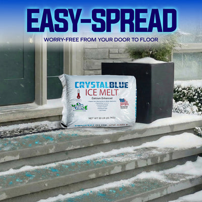 Snow Joe Commercial Blue Long-Lasting Ice and Snow Melt, 50 Pound Bag, CYB50 - VMInnovations