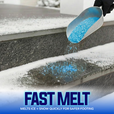 Snow Joe Commercial Blue Long-Lasting Ice and Snow Melt, 50 Pound Bag, CYB50 - VMInnovations