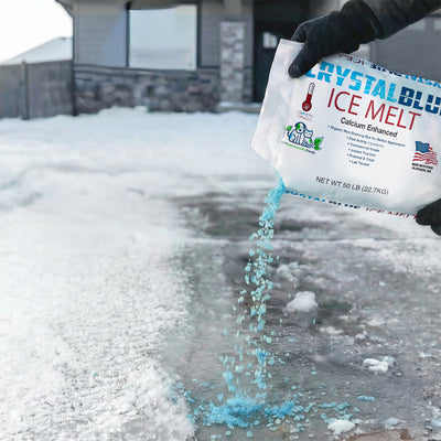 Snow Joe Commercial Blue Long-Lasting Ice and Snow Melt, 50 Pound Bag, CYB50 - VMInnovations