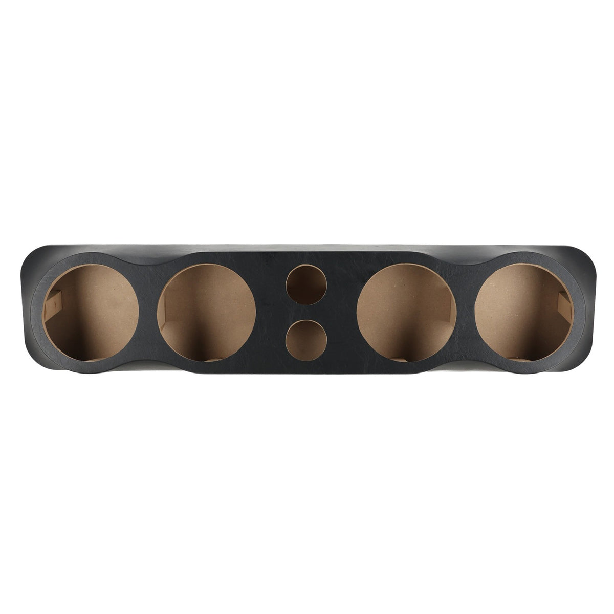 Q Power Vinyl Pod Quad 6.5" Speaker Box, 4-Hole Sealed Enclosure (Open Box)