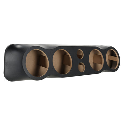 Q Power Vinyl Pod Quad 6.5" Speaker Box, 4-Hole Sealed Enclosure (Open Box)