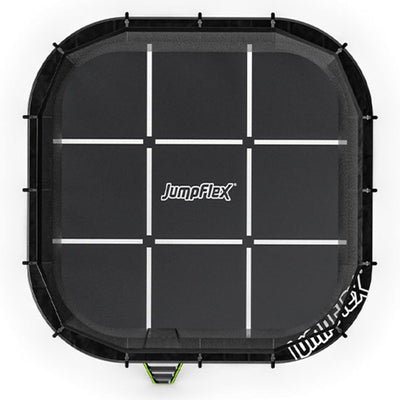 Jumpflex MEGA 19' Trampoline, Outdoor Playset with PROJAM Basketball Hoop, Black