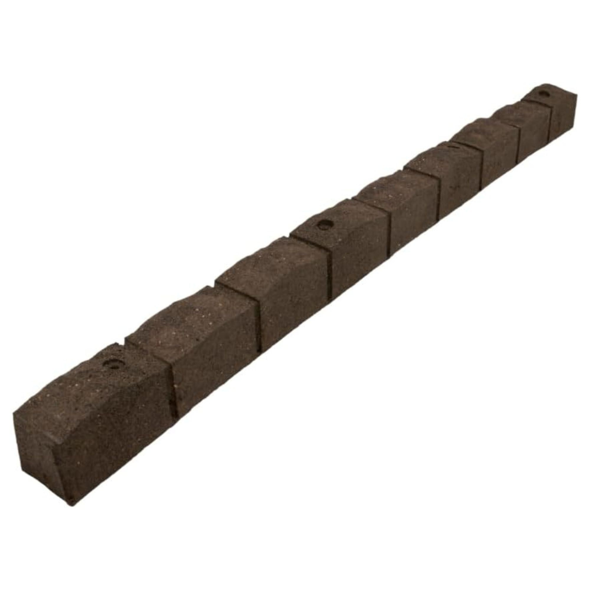 Tierra Verde 48"L Roman Stone Recycled Rubber Garden Border Kit, (Open Box)