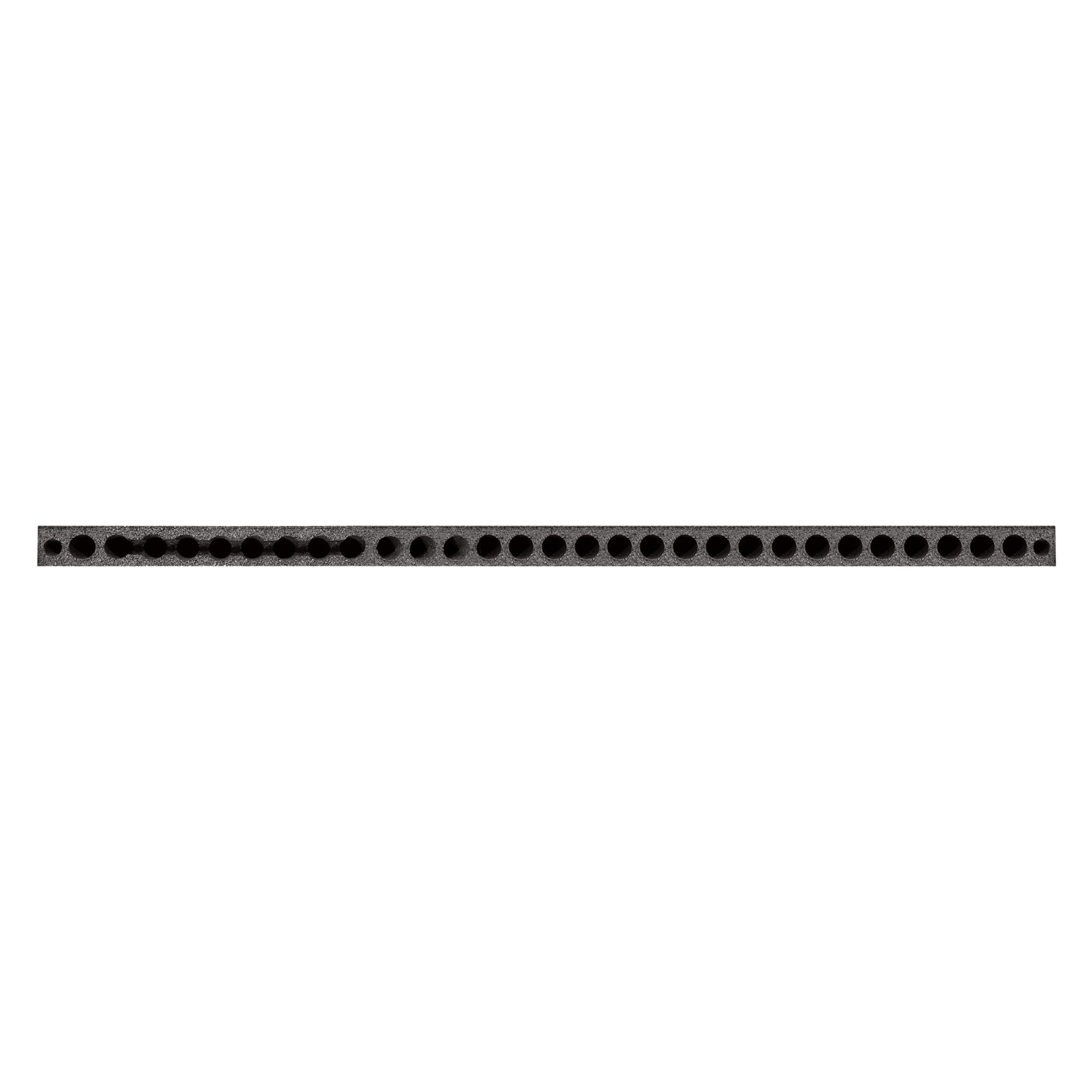 Tierra Verde 47"L Scallop Recycled Rubber Garden Border & Edging, Grey, 2-Pack