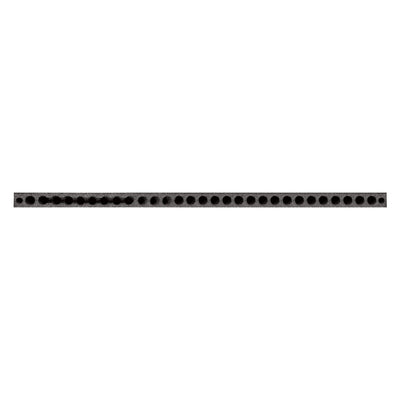 Tierra Verde 47"L Scallop Recycled Rubber Garden Border & Edging, Grey, 2-Pack