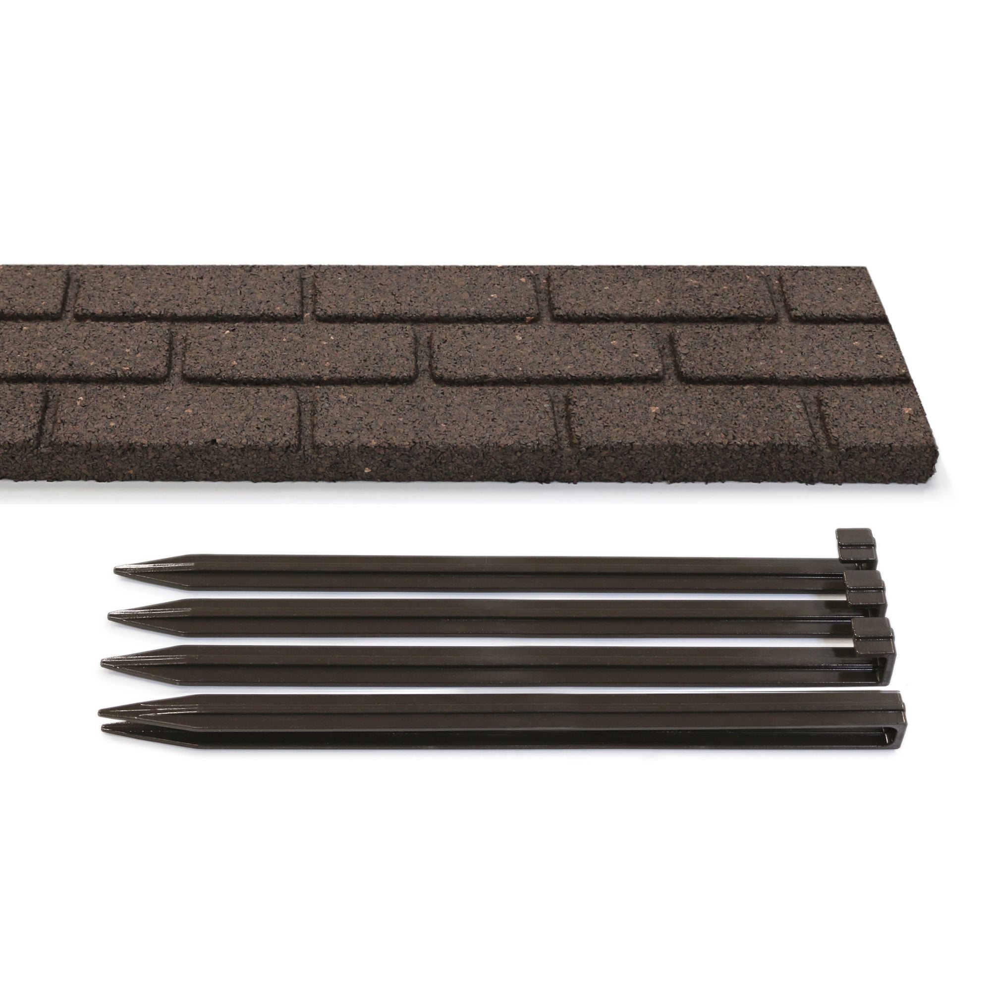 Tierra Verde 48"L x 6"H Bricks, Super Flexible Garden Border Kit, 6 Pk(Open Box)