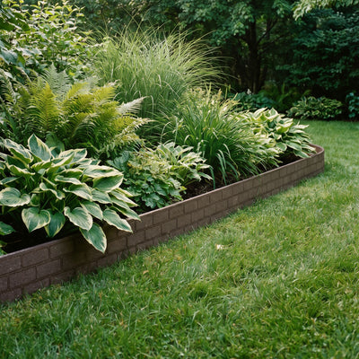 Tierra Verde 48"L x 6"H Bricks, Super Flexible Garden Border Kit, 6 Pk(Open Box)