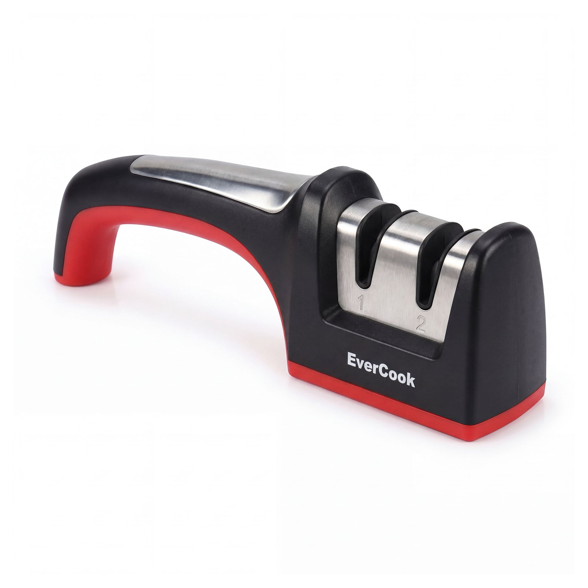 EverCook Precision Knife Sharpener for Kitchen Knives, 2-Stage Diamond Wheels - VMInnovations
