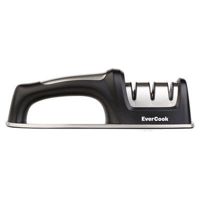 EverCook Precision Knife Sharpener for Kitchen Knives, 3-Stage Diamond Wheels - VMInnovations