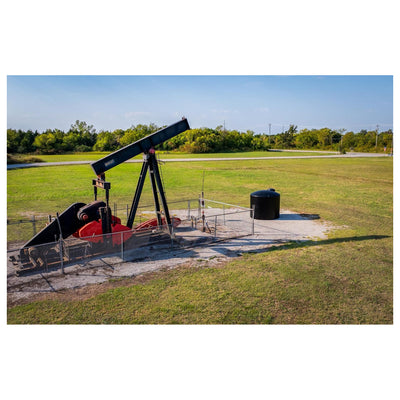Norwesco Vertical Above-Ground Water Storage Tank, 2500 Gallon Capacity, Black