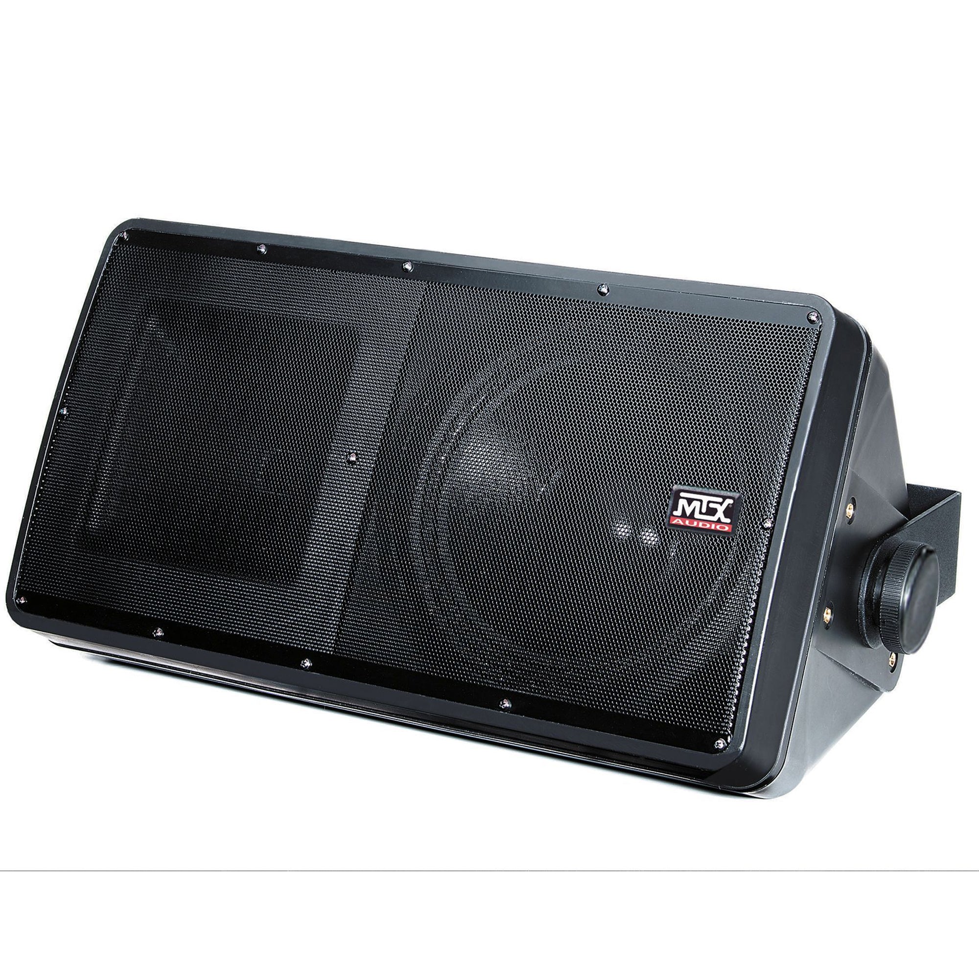 MTX Audio AW82-B 8 Inch 2-Way All-Weather Outdoor Speaker, Wall Mount, Black - VMInnovations