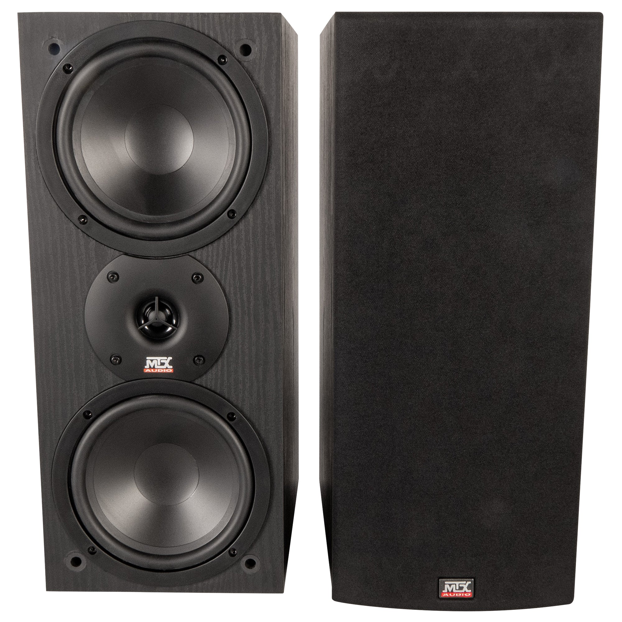 MTX Audio MONITOR60i 6.5 Inch Bookshelf Speakers, 2-Way Home Audio Pair, Black - VMInnovations