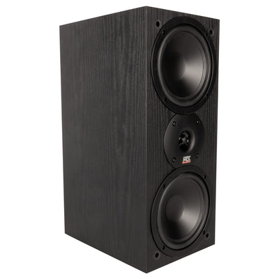 MTX Audio MONITOR60i 6.5 Inch Bookshelf Speakers, 2-Way Home Audio Pair, Black - VMInnovations