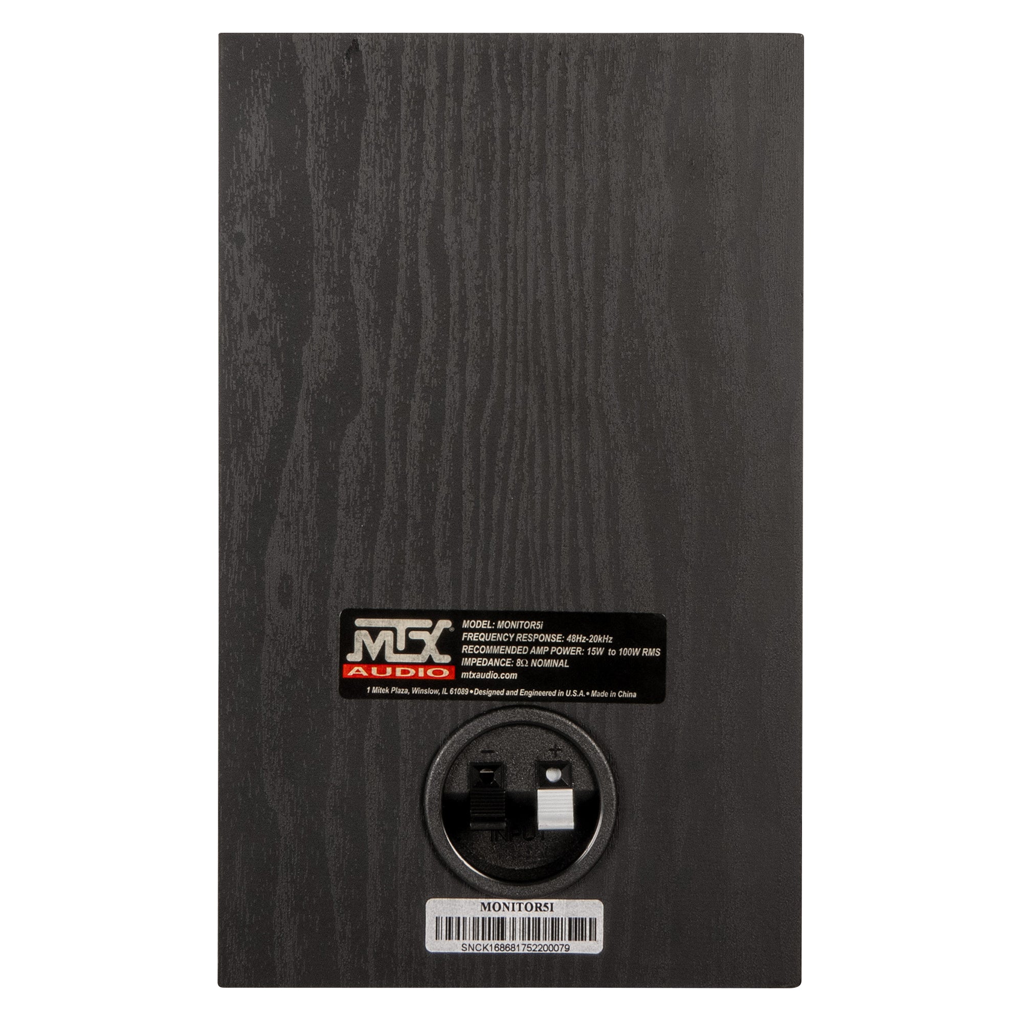 MTX Audio MONITOR5i 5.25 In Bookshelf Speakers, 2-Way Home Audio Pair (Open Box)