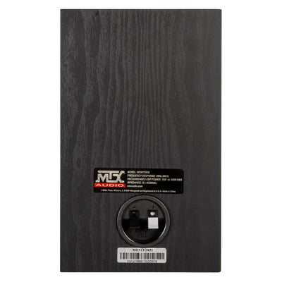 MTX Audio MONITOR5i 5.25 In Bookshelf Speakers, 2-Way Home Audio Pair (Open Box)
