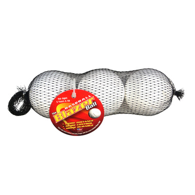 Union Products Blazer Ball 2.80-Inch Baseball Training Set, White, 3 Pack