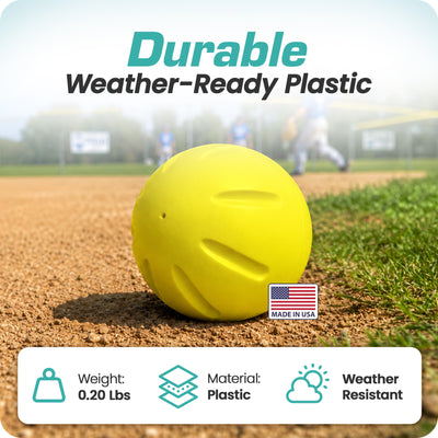 Union Products Blazer Softball 4-Inch Ball Set for Ages 5 Years and Up, 2 Pack - VMInnovations