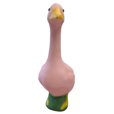 Union Products Pink Goose Lawn Ornament, Outdoor Garden or Walkway Decoration - VMInnovations