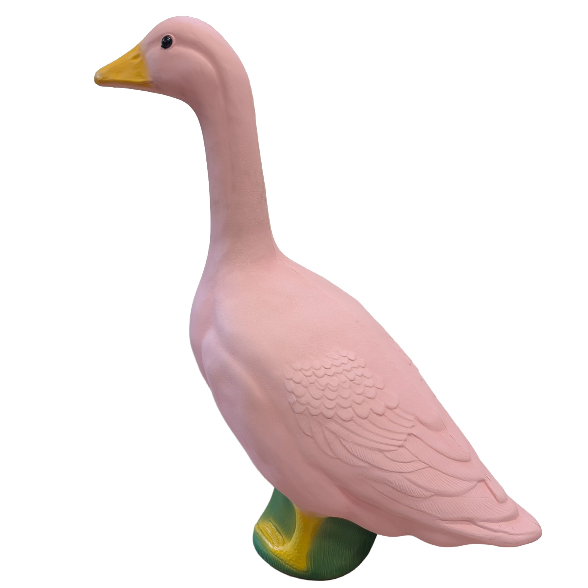 Union Products Pink Goose Lawn Ornament, Outdoor Garden or Walkway Decoration - VMInnovations