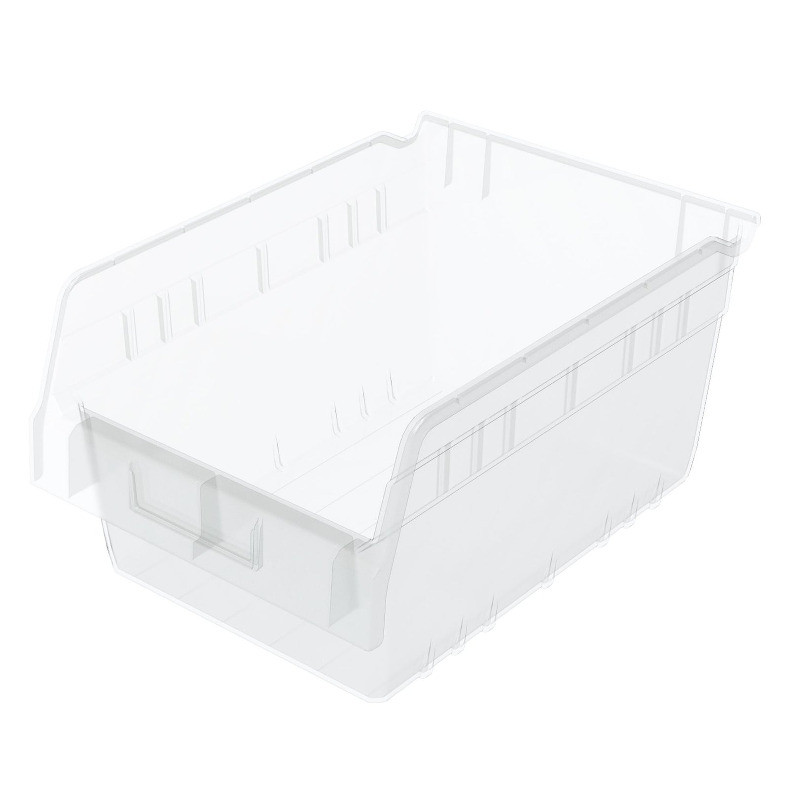 Akro-Mils 8 Pack ShelfMax Nesting Storage Bins, Space-Saving Organizers, Clear - VMInnovations