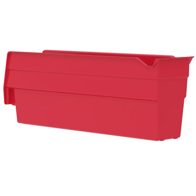 Akro-Mils 24 Pack AkroBins Plastic Storage Bins, Space-Saving Organizers, Red