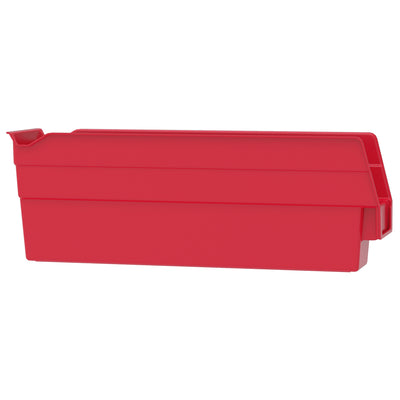 Akro-Mils 24 Pack AkroBins Plastic Storage Bins, Space-Saving Organizers, Red