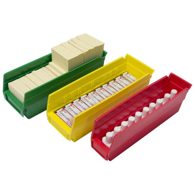 Akro-Mils 24Pk Plastic Storage Shelf Bins,Space-Saving Organizers(Open Box)