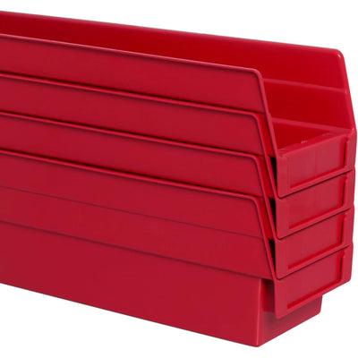 Akro-Mils 24Pk Plastic Storage Shelf Bins,Space-Saving Organizers(Open Box)