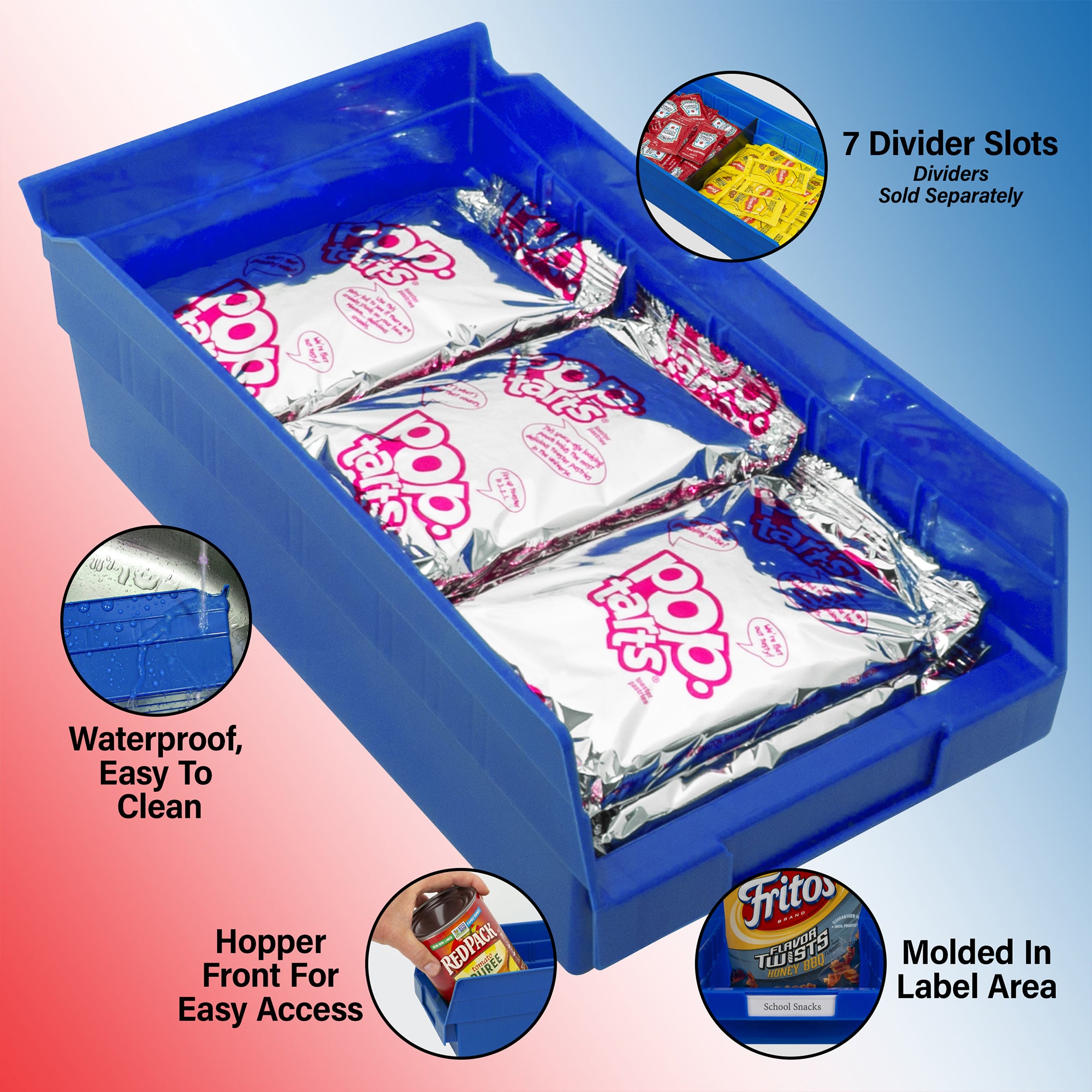 Akro-Mils 12 Pack AkroBins Plastic Storage Bins, Organizers (Open Box) - VMInnovations