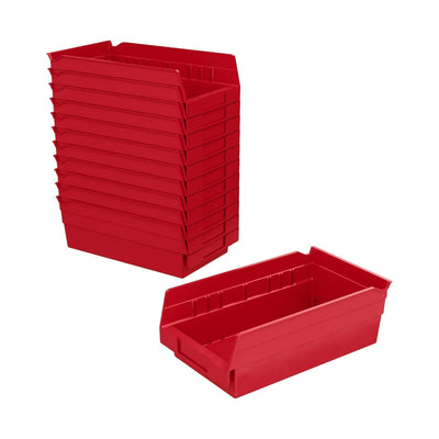 Akro-Mils 12 Pack AkroBins Plastic Storage Bins, Organizers (Open Box)