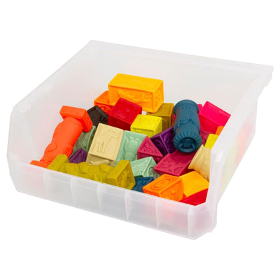 ReadySpace Extra Large Plastic Storage Bins, Stackable Organizer, (Open Box) - VMInnovations