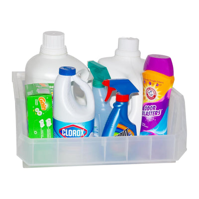ReadySpace Extra Large Plastic Storage Bins, Stackable Organizer, (Open Box) - VMInnovations