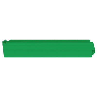 Akro-Mils 6 Pack AkroBins Plastic Storage Bins, Space-Saving Organizers, Green - VMInnovations