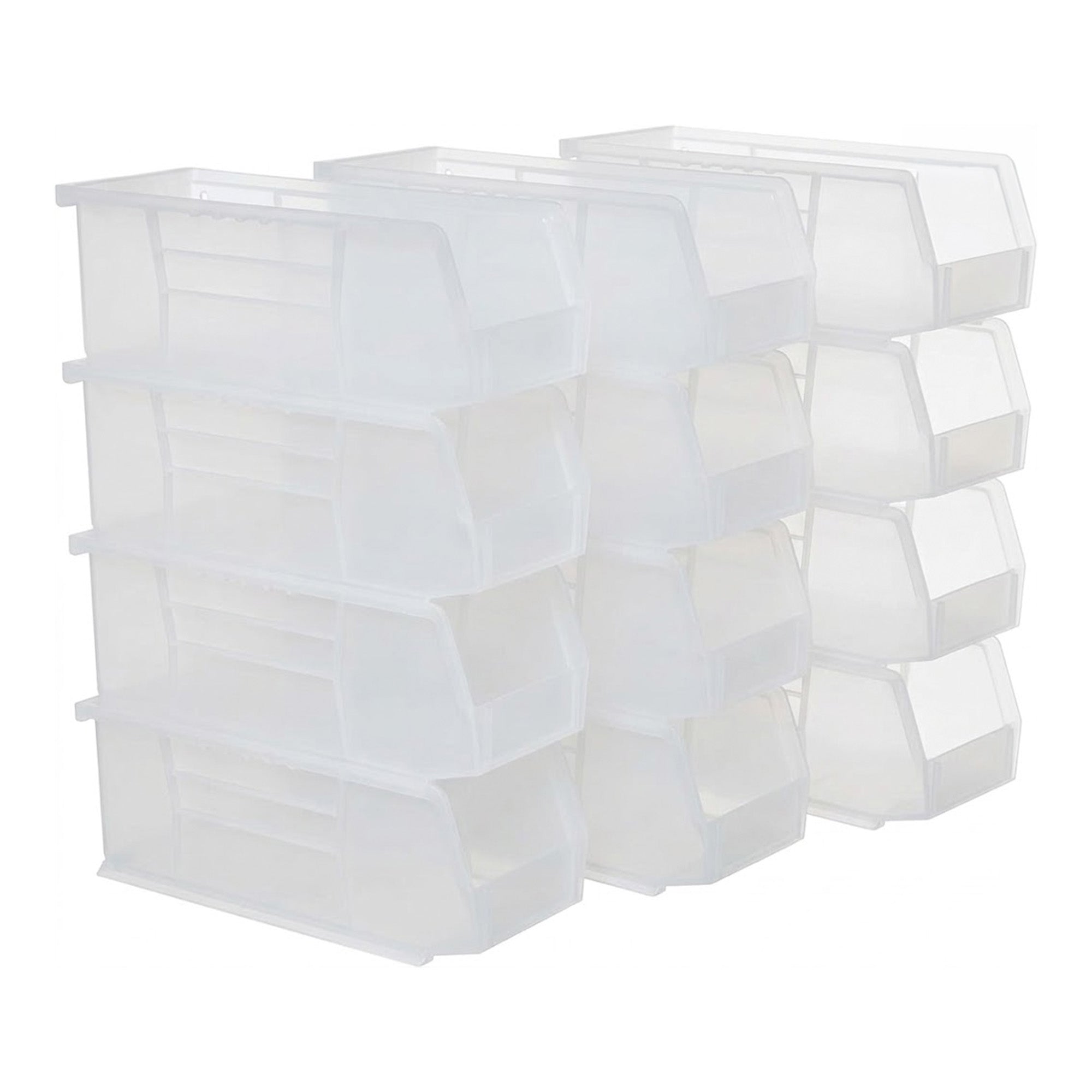 Akro-Mils 12 Pack AkroBins Plastic Storage Bins, Space-Saving Organizers, (Used) - VMInnovations