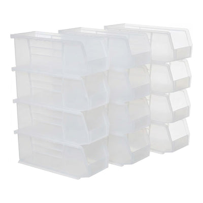 Akro-Mils 12 Pack AkroBins Plastic Storage Bins, Space-Saving Organizers, (Used) - VMInnovations