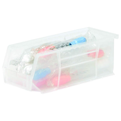 Akro-Mils 12 Pk AkroBins Plastic Storage Bins, Space-Saving Organizers(Open Box)