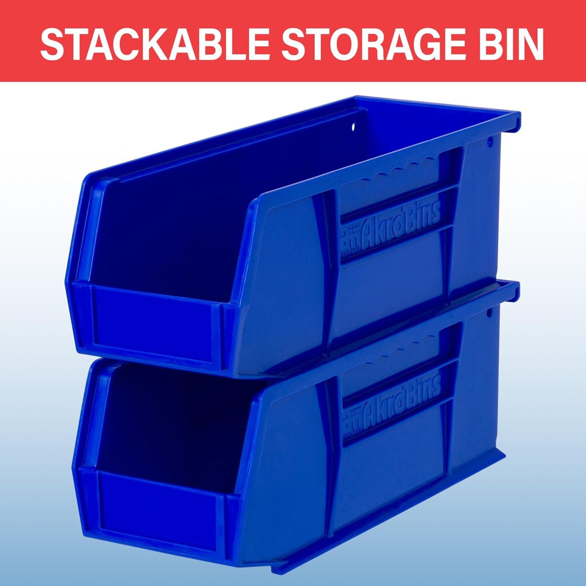 Akro-Mils 12 Pack AkroBins Plastic Storage Bins, Space-Saving Organizers, (Used) - VMInnovations