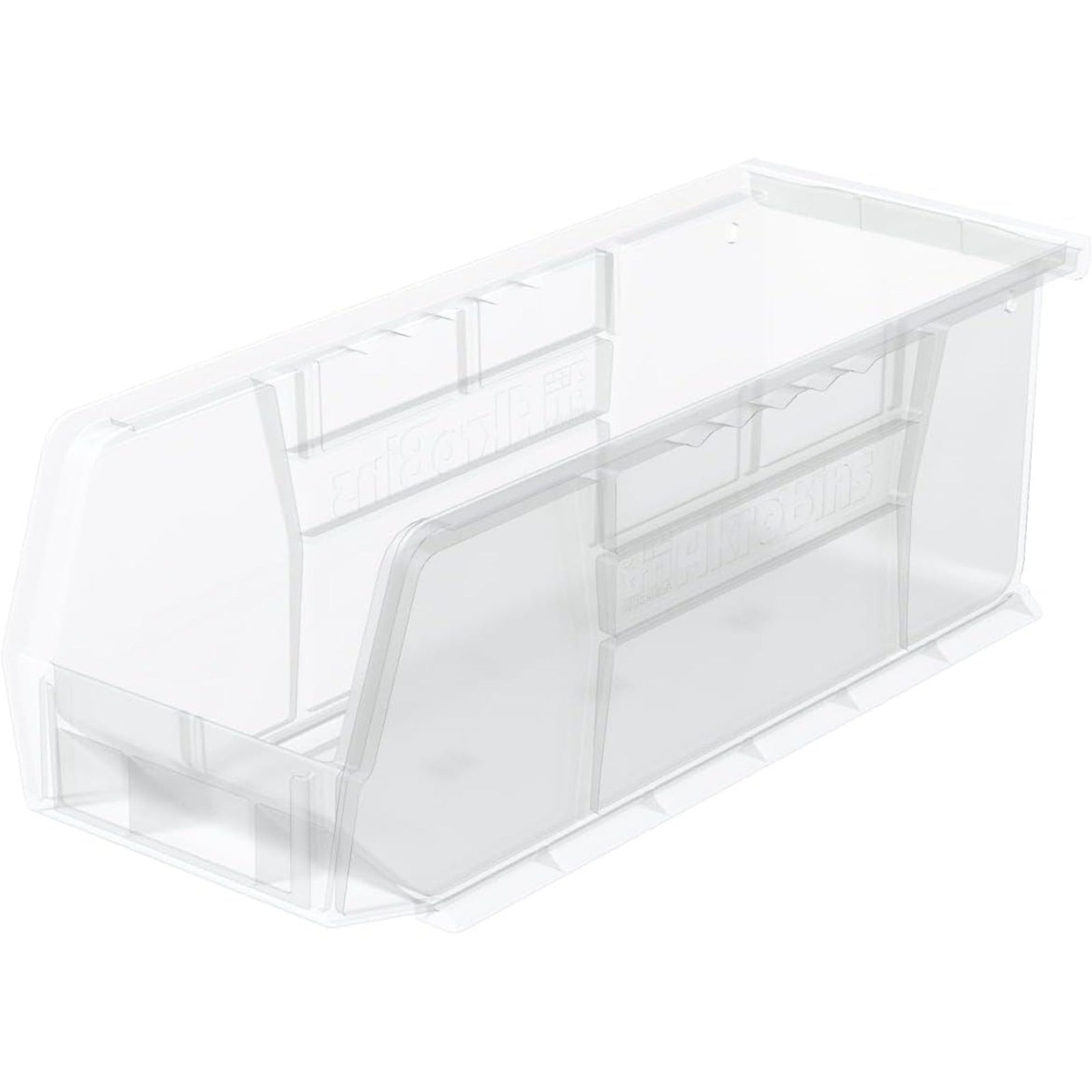 Akro-Mils 12 Pack AkroBins Plastic Storage Bins, Space-Saving Organizers, Clear - VMInnovations