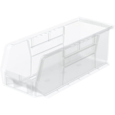 Akro-Mils 12 Pack AkroBins Plastic Storage Bins, Space-Saving Organizers, Clear - VMInnovations