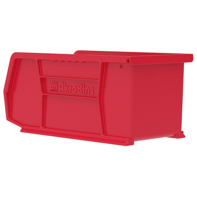Akro-Mils 12 Pk AkroBins Plastic Storage Bins, Space-Saving Organizers(Open Box)