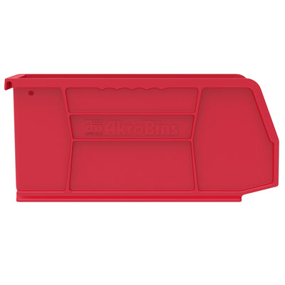 Akro-Mils 12 Pk AkroBins Plastic Storage Bins, Space-Saving Organizers(Open Box)