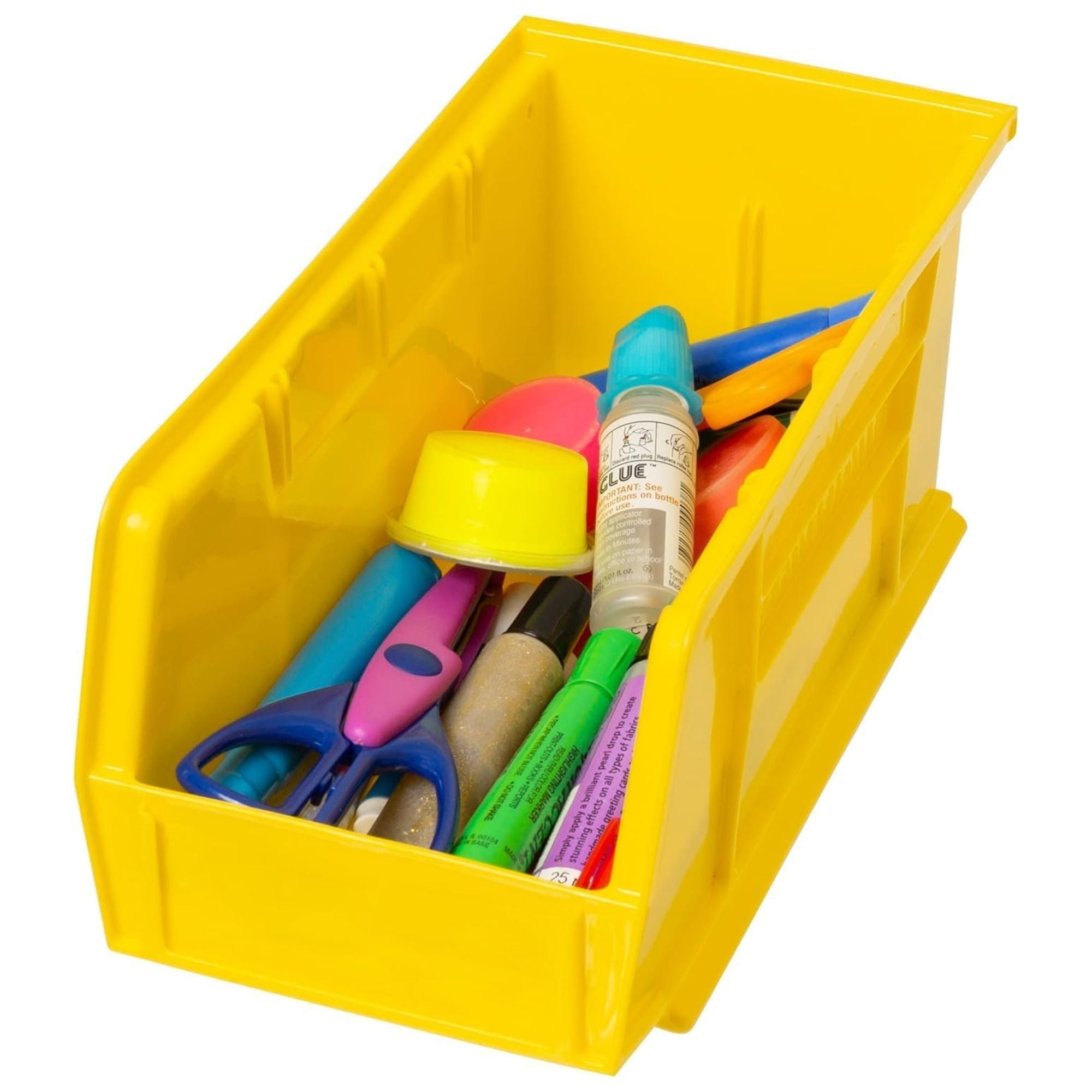 Akro-Mils 12 Pk AkroBins Plastic Storage Bins Space-Saving Organizers (Open Box)