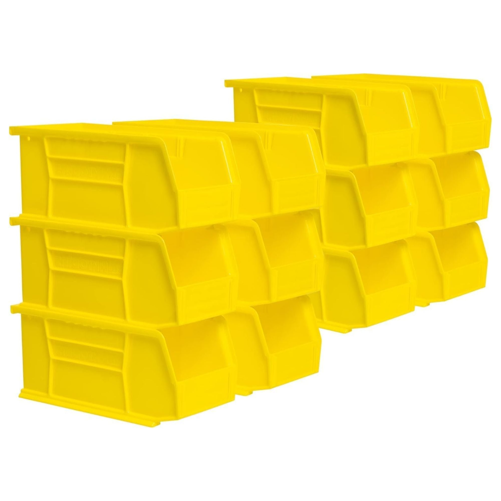 Akro-Mils 12 Pk AkroBins Plastic Storage Bins Space-Saving Organizers (Open Box)