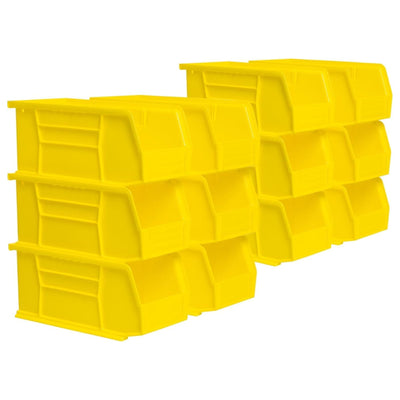 Akro-Mils 12 Pk AkroBins Plastic Storage Bins Space-Saving Organizers (Open Box)